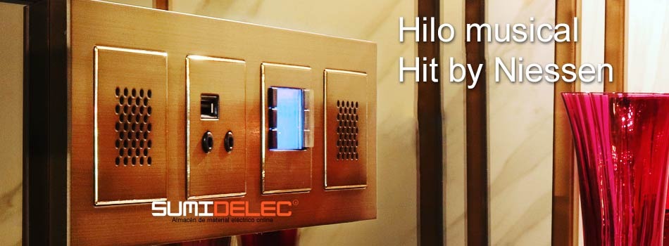 Hilo musical Hit by Niessen - Bluetooth y USB