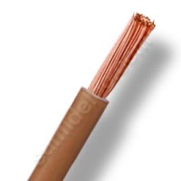 Cable unipolar flexible por metros libre de halógenos marrón 25m