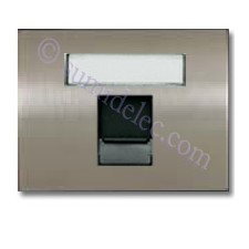 Tapa ventana 1 conector tel...