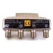 Repartidor distribuidor 2 salidas 4,3/4dB EasyF 543503 Televes