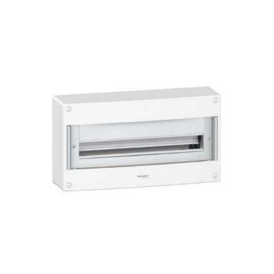 Caja distribucion electrica Superficie IP30 de 24 modulos Blanc