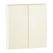 Tecla doble interruptor Efapel 90611 t br Logus 90 blanco