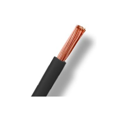 Cable flexible unipolar por metros libre de halógenos negro 35m