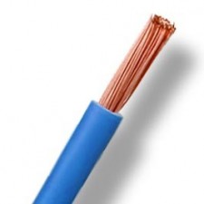 Cable flexible unipolar al corte libre de halógenos azul 35m