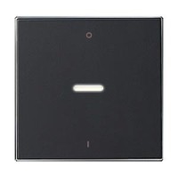 Tecla interruptor bipolar con visor 8501.4 ns negro soft  niessen sky
