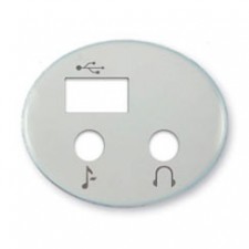 Tapa USB entrada salida 5568.3 bl blanco niessen tacto