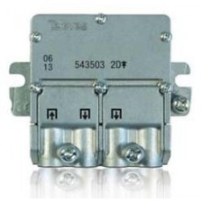 Repartidor distribuidor 2 salidas 4,3/4dB EasyF 543503 Televes