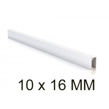 Canaleta blanca unex 78021-2 minicanal sin tabique 10x16mm