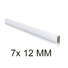 Canaleta blanca unex 78010-2 minicanal sin tabique 7x12mm