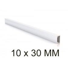 Canaleta blanca unex 78023-2 minicanal sin tabique 10x30mm