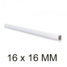 Canaleta blanca unex 78031-2 minicanal sin tabique 16x16mm