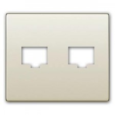 Tapa toma doble  RJ11 RJ45...