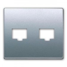Tapa toma doble  RJ11 RJ45...