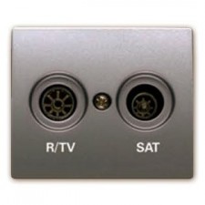 Tapa toma televisión sat...