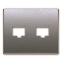 Tapa toma doble  RJ11 RJ45 Rj12 BJC Mega 22783-af
