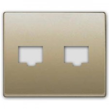 Tapa toma doble  RJ11 RJ45...