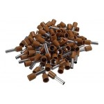 Punteras huecas CEMBRE cable 10mm marrón bolsa 100