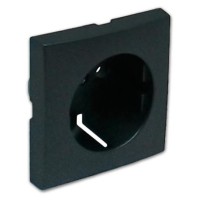 Tapa de enchufe Efapel schuko con protección 90632 T IS GRIS GRAFITO