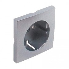 Tapa de enchufe Efapel schuko 90632 T AL Logus 90 aluminio