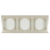 Marco mecanismos Efapel triple 90930 t pe perla