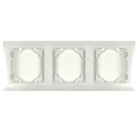 Marco mecanismos Efapel triple 90930 t ge hielo