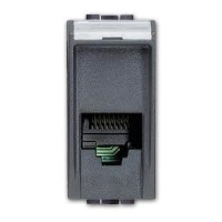 Base RJ45 bticino Livinglight UTP Cat.6 L4279C6 antracita