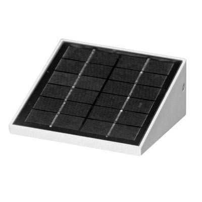Aplique panel solar LED IRIS blanco 2.5W 120º