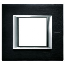 Marco recto antracita satinado BTicino Axolute  HA4802XS