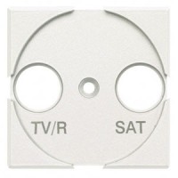 Tapa antena TV/R SAT Bticino Axolute HD4212 blanco