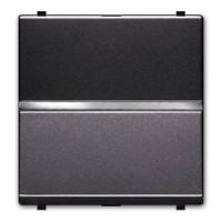 Pulsador sin grabar 2 modulos antracita n2204.7an zenit niessen