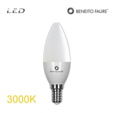 Bombilla FLAMA vela Led 5.5W E14 3000K Beneito & Faure