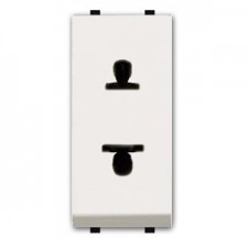 Base enchufe estrecha mixta n2135 bl Zenit Niessen blanco