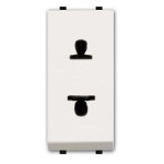 Base enchufe estrecha mixta n2135 bl Zenit Niessen blanco