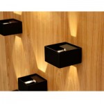 Aplique led LEK NEGRO 6.5w 3000K Beneito & Faure