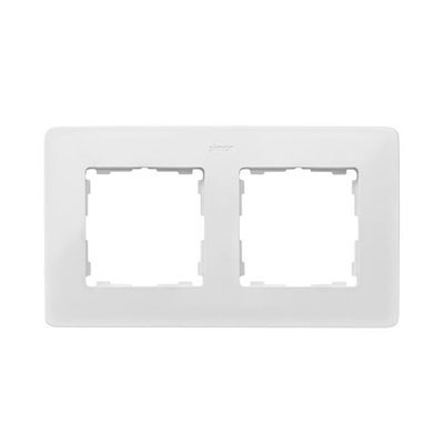 Marco blanco base aluminio premium 2 elementos 8200620-230 Simon Detail Original