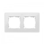Marco blanco base aluminio premium 2 elementos 8200620-230 Simon Detail Original Marco blanco base aluminio premium 2 elementos 8200620-230 Simon Detail Original