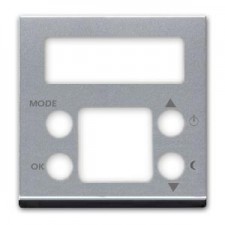 Tapa para termostato digital N2240.5 PL plata Zenit Niessen