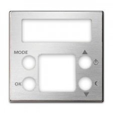 Tapa para termostato digital 8540.5 AI acero inoxidable SKY Niessen