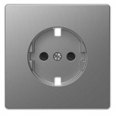 Tapa enchufe schuko schneider d-life MTN2330-6036 Aluminio