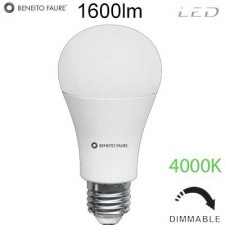 Bombilla regulable standard LED 17W 4000K E27 3529