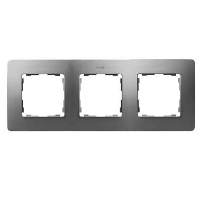 Marco aluminio frío base negro 3 elementos 8200630-293 Detail Air Simon