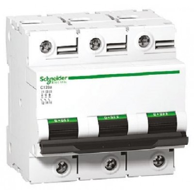 Automatico magnetotermico Schneider A9N18364 63A 3polos C120N