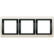 Marco 3 elementos horizontal blanco jazmin 8473.1bl Olas Niessen
