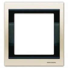 Marco 1 elemento blanco jazmin 8471bl serie Olas Niessen