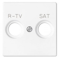 Tapa toma television satélite blanco Simon 82097-30