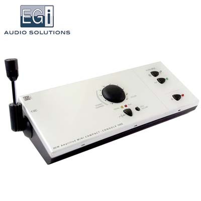 Consola audio Mini Compact autoamplificada 20W Bluetooth AUX IN y micrófono 10403 EGI
