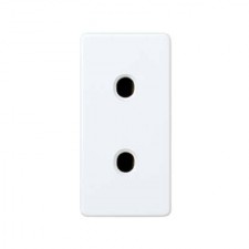 Enchufe bipolar estrecho 2P 10A 27431-64 Simon 27 blanco