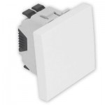 Interruptor Efapel 45011 SBR Quadro 45 color blanco