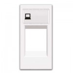 Tapa conector informatico rj45 Niessen Zenit n2118.1bl blanco