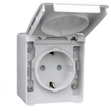 Base enchufe Schuko estanco 16A IP65 48132 CCZ EFAPEL